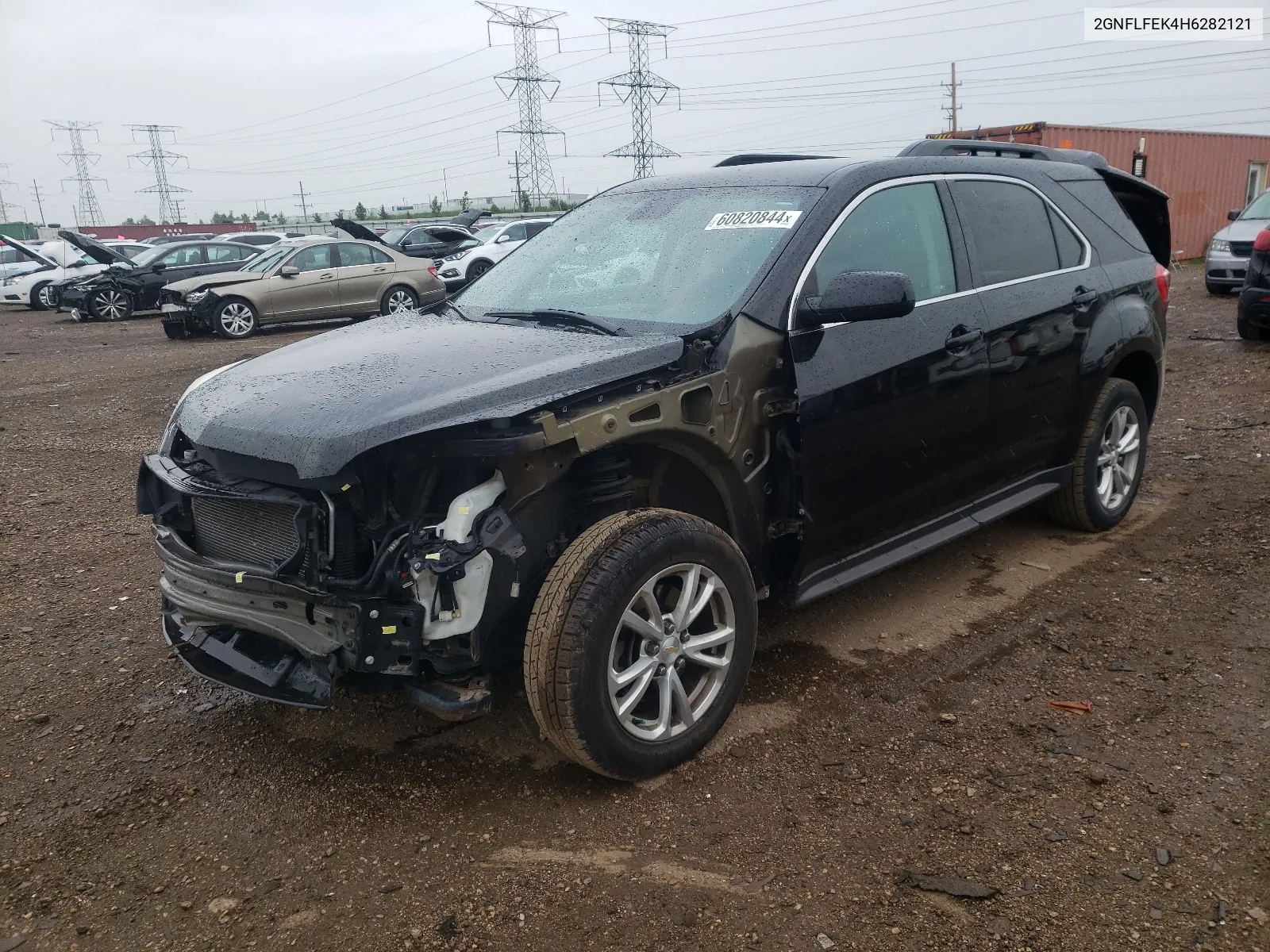 2017 Chevrolet Equinox Lt VIN: 2GNFLFEK4H6282121 Lot: 60820844