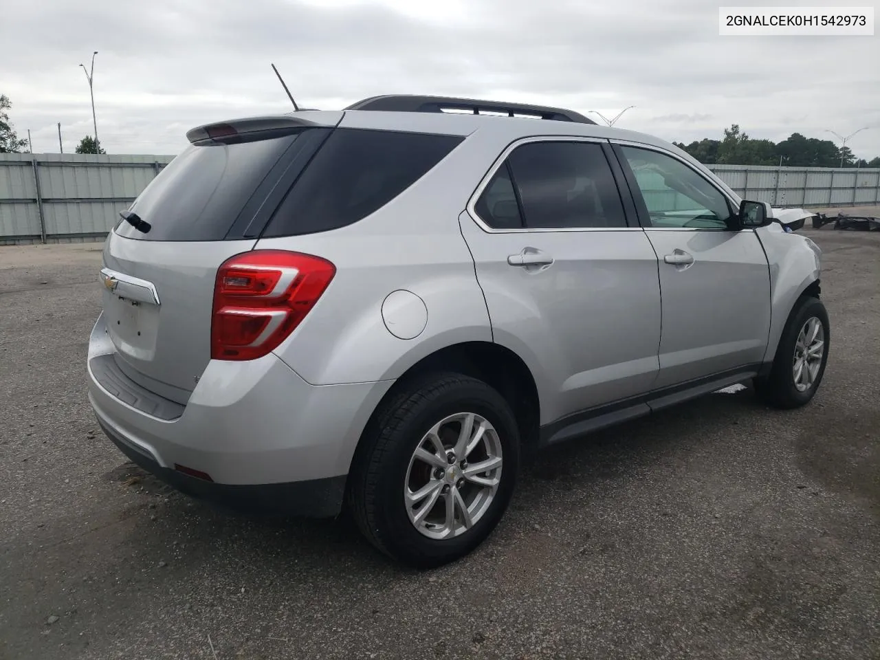 2017 Chevrolet Equinox Lt VIN: 2GNALCEK0H1542973 Lot: 60828574