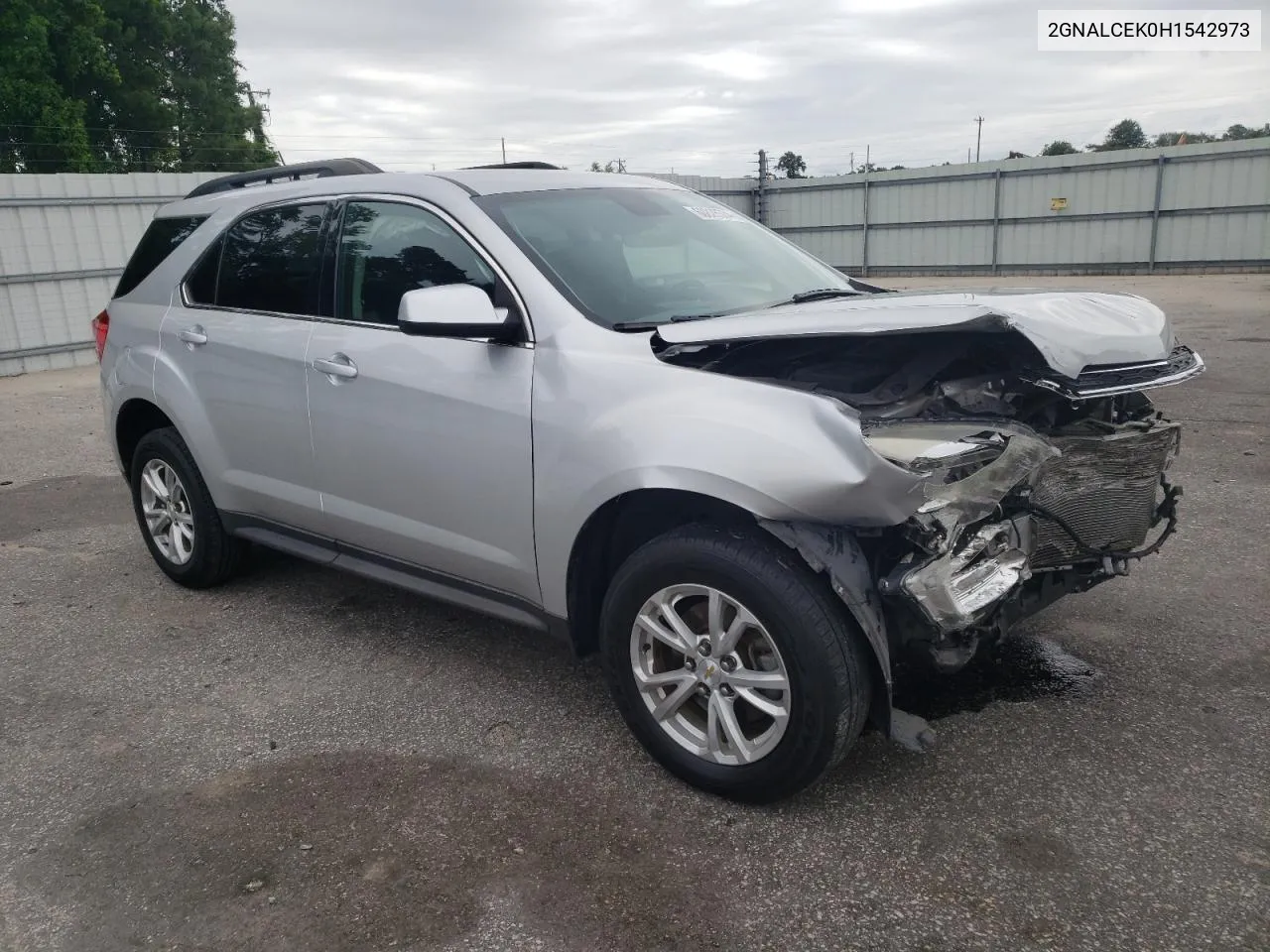 2017 Chevrolet Equinox Lt VIN: 2GNALCEK0H1542973 Lot: 60828574