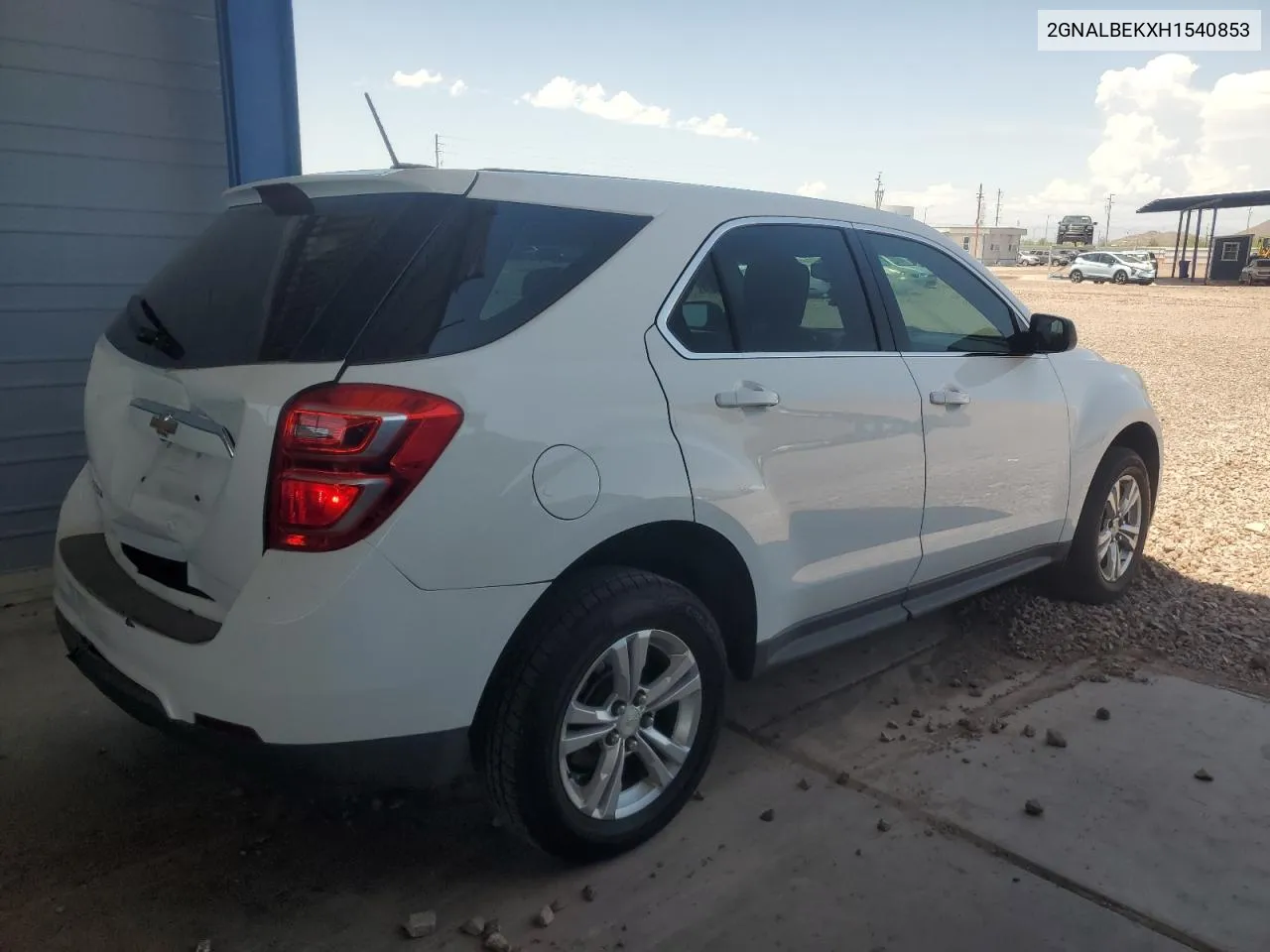 2017 Chevrolet Equinox Ls VIN: 2GNALBEKXH1540853 Lot: 62598784