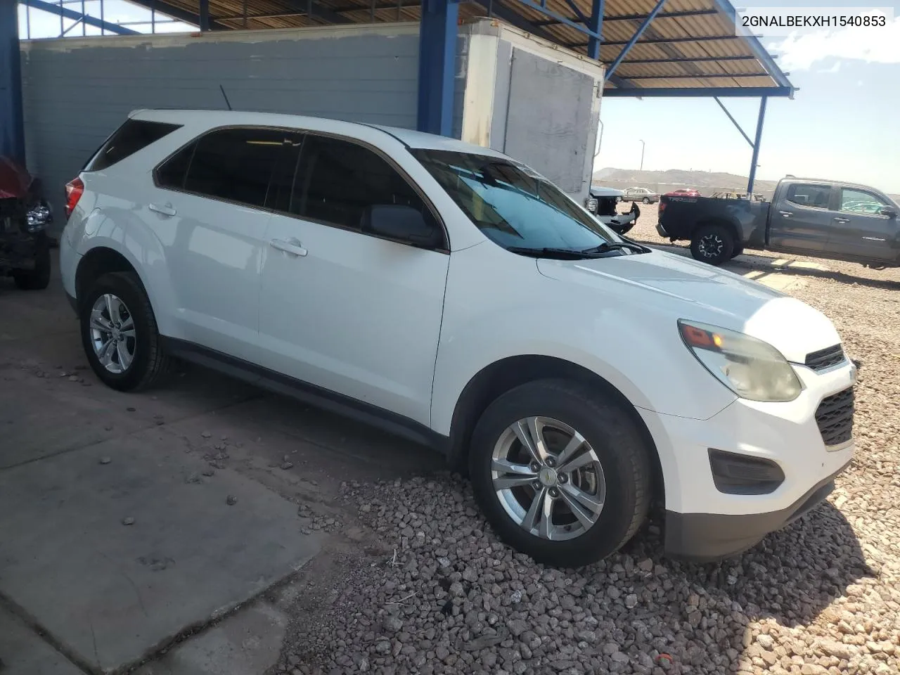 2017 Chevrolet Equinox Ls VIN: 2GNALBEKXH1540853 Lot: 62598784