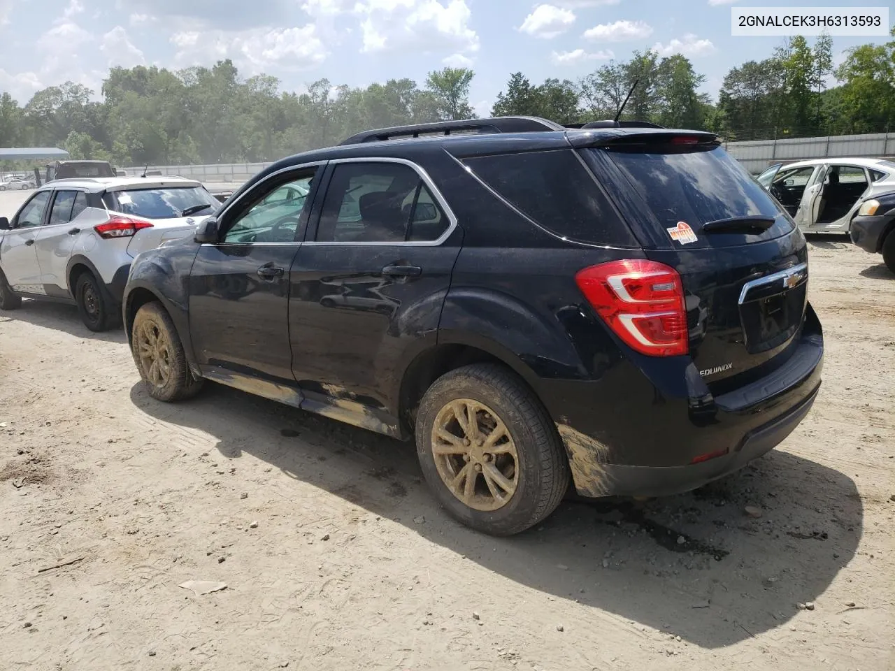 2017 Chevrolet Equinox Lt VIN: 2GNALCEK3H6313593 Lot: 62953414