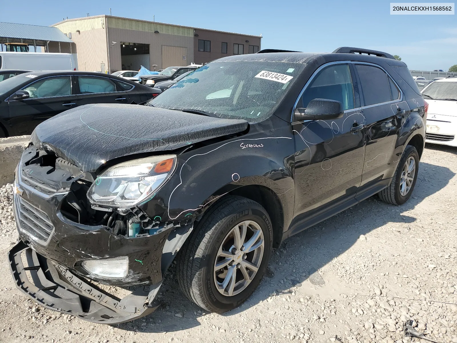 2017 Chevrolet Equinox Lt VIN: 2GNALCEKXH1568562 Lot: 63813424