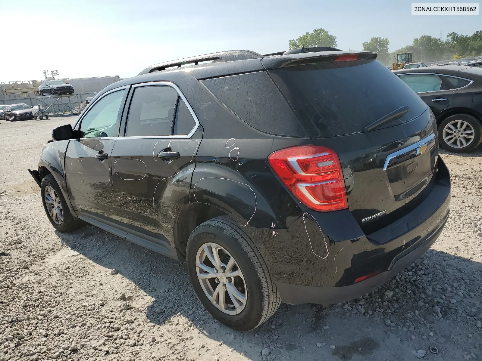 2017 Chevrolet Equinox Lt VIN: 2GNALCEKXH1568562 Lot: 63813424