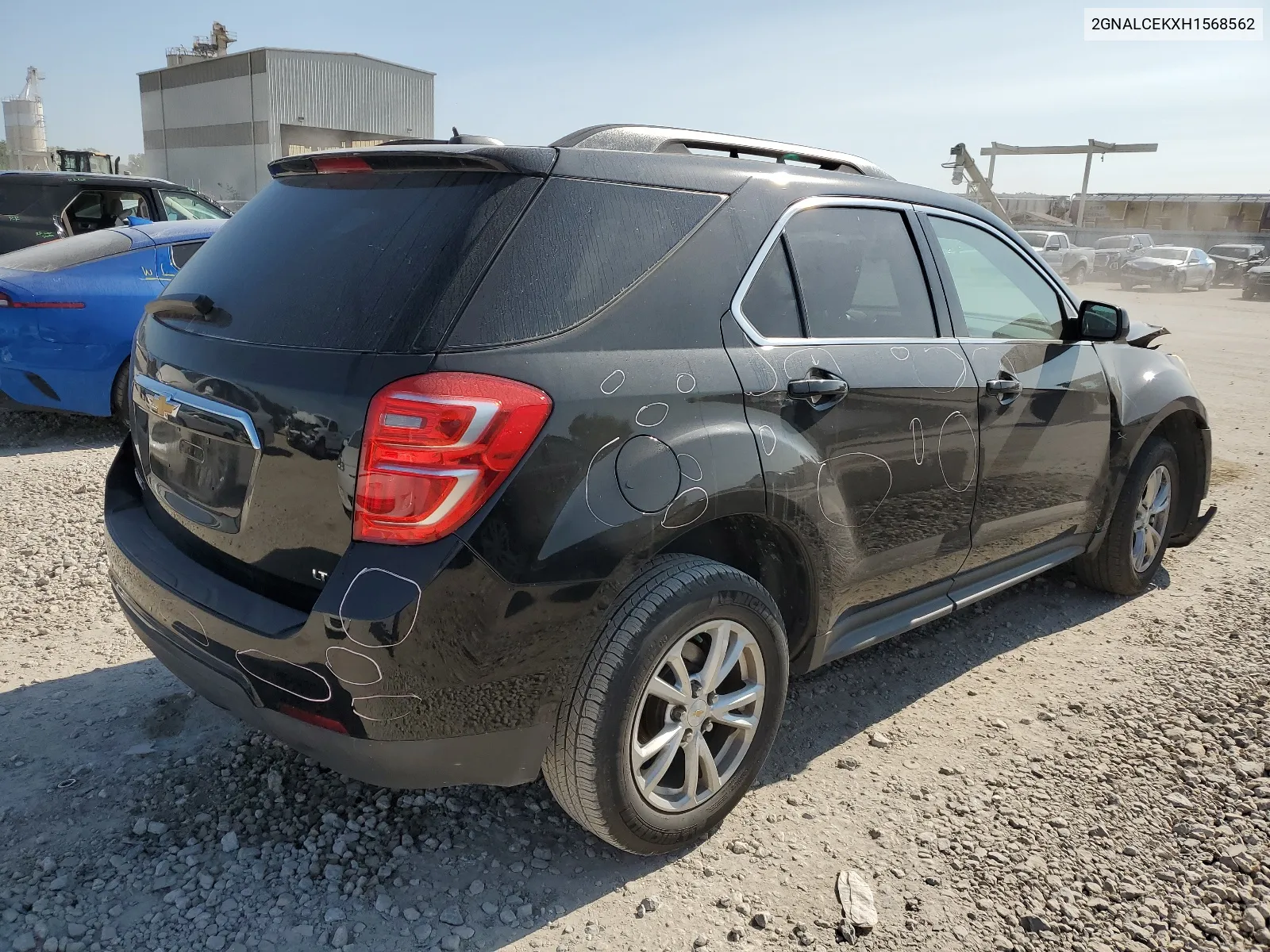 2017 Chevrolet Equinox Lt VIN: 2GNALCEKXH1568562 Lot: 63813424