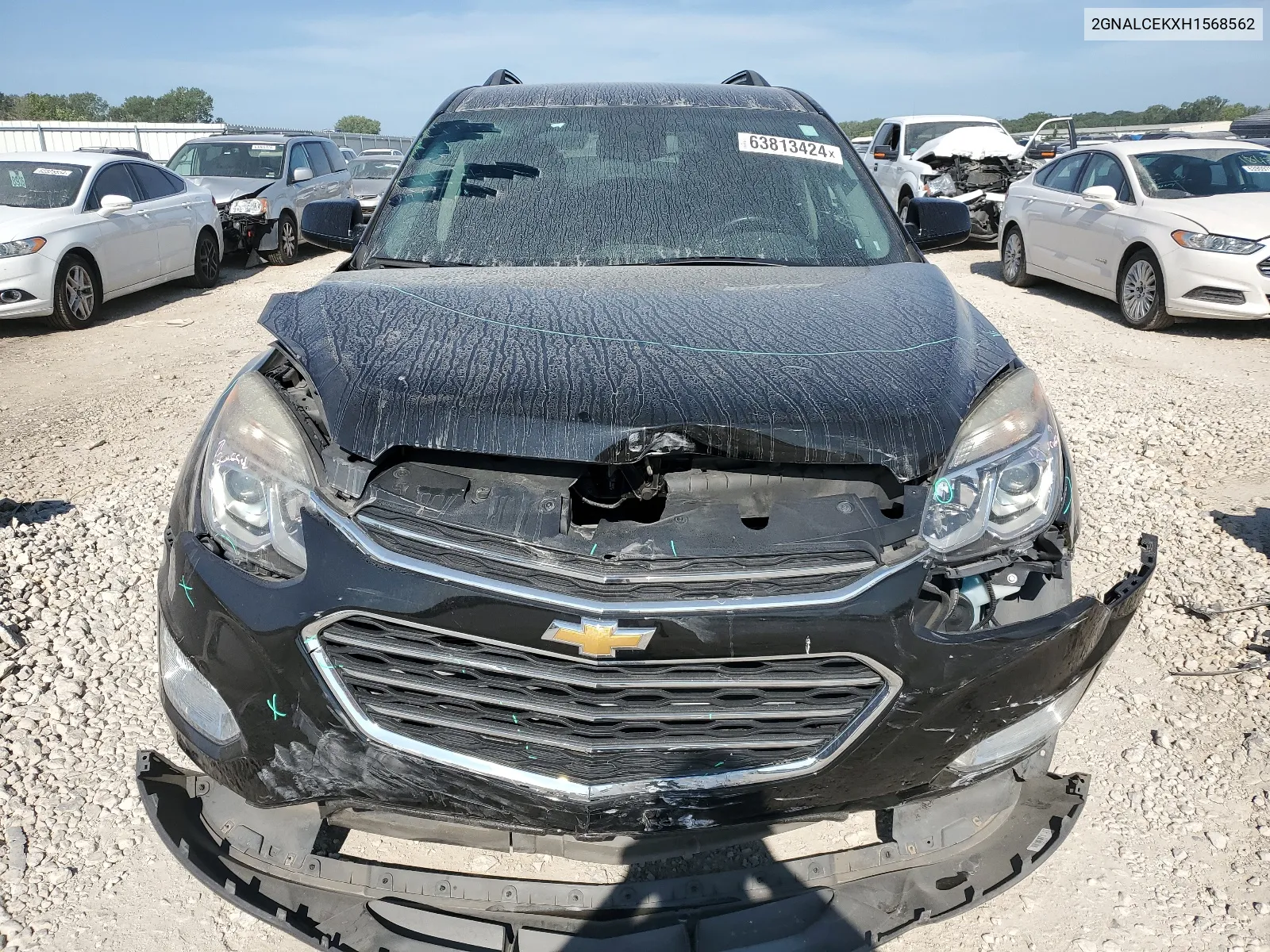 2017 Chevrolet Equinox Lt VIN: 2GNALCEKXH1568562 Lot: 63813424