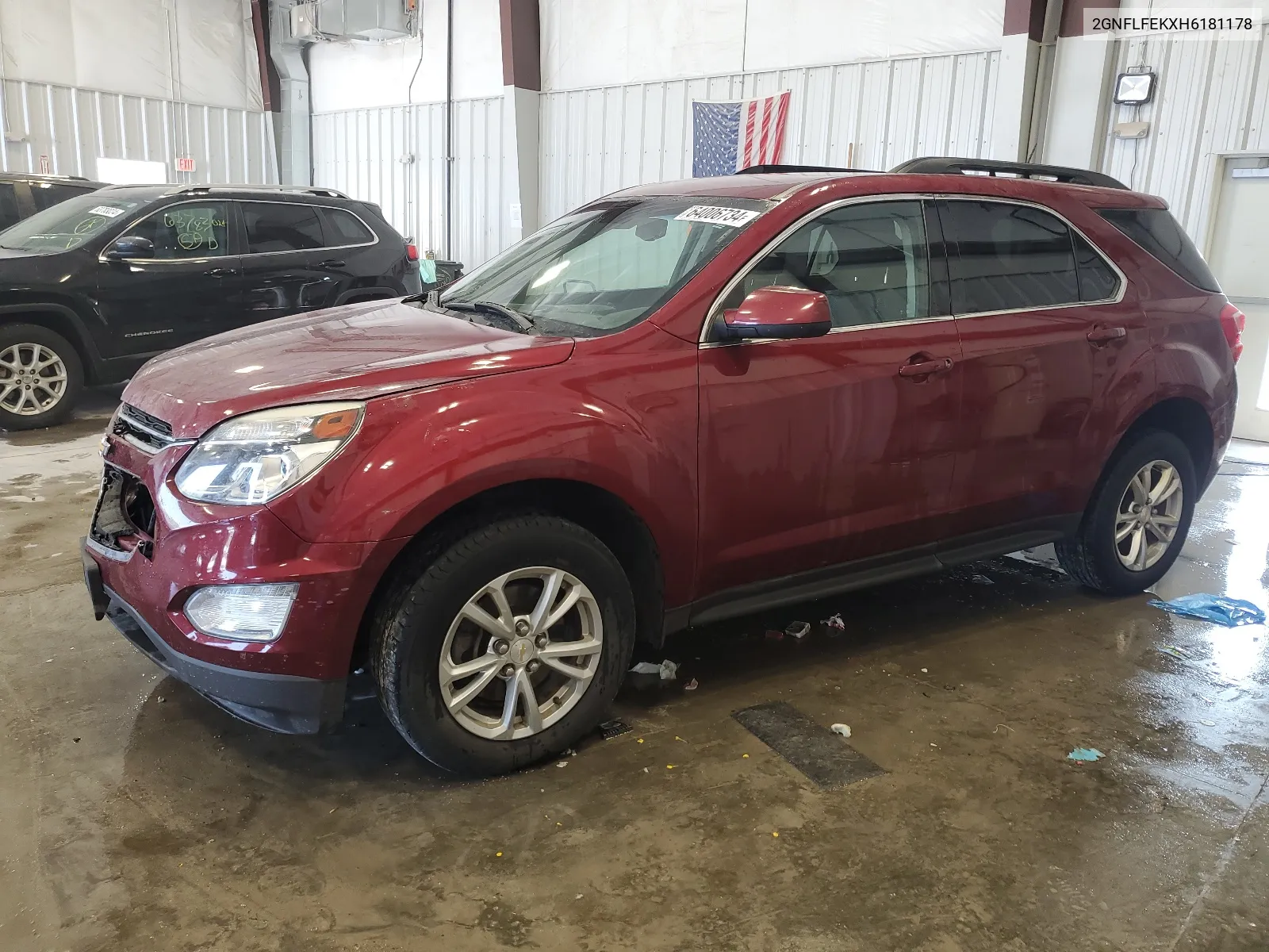 2017 Chevrolet Equinox Lt VIN: 2GNFLFEKXH6181178 Lot: 64006734