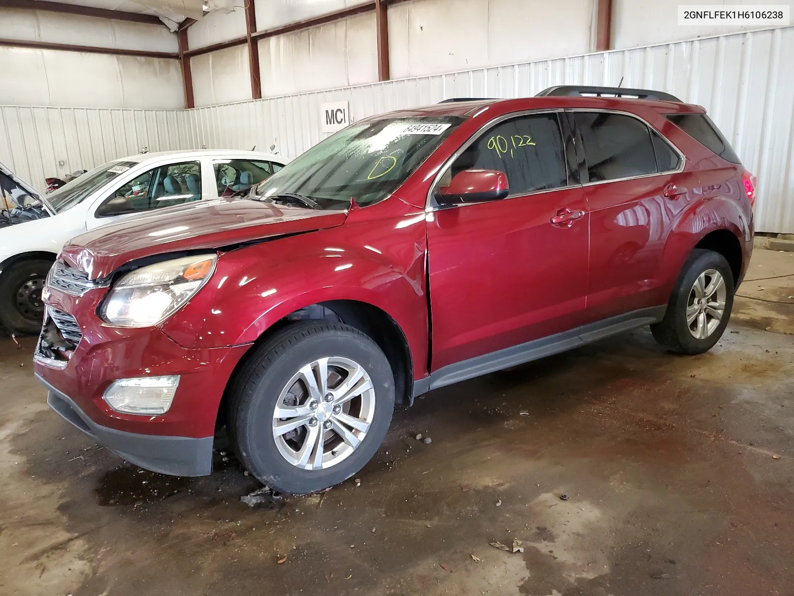 2017 Chevrolet Equinox Lt VIN: 2GNFLFEK1H6106238 Lot: 64941524