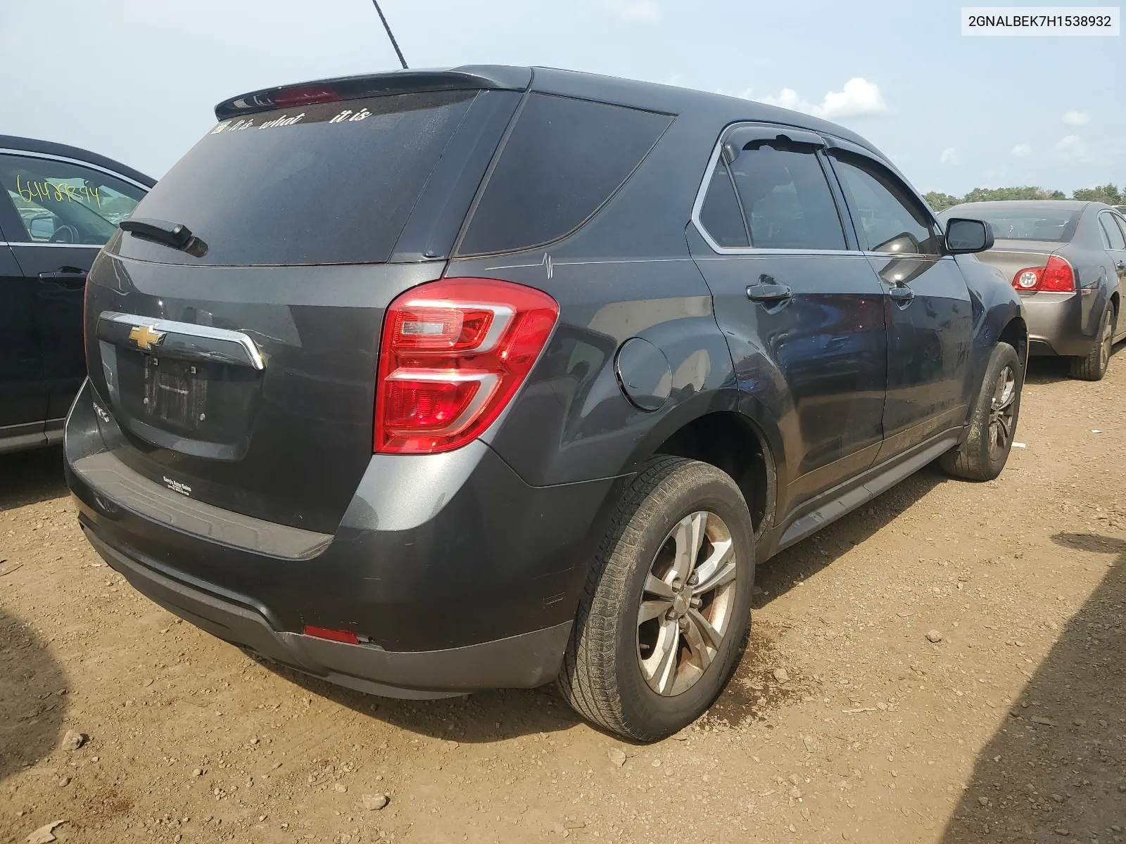 2017 Chevrolet Equinox Ls VIN: 2GNALBEK7H1538932 Lot: 65244314