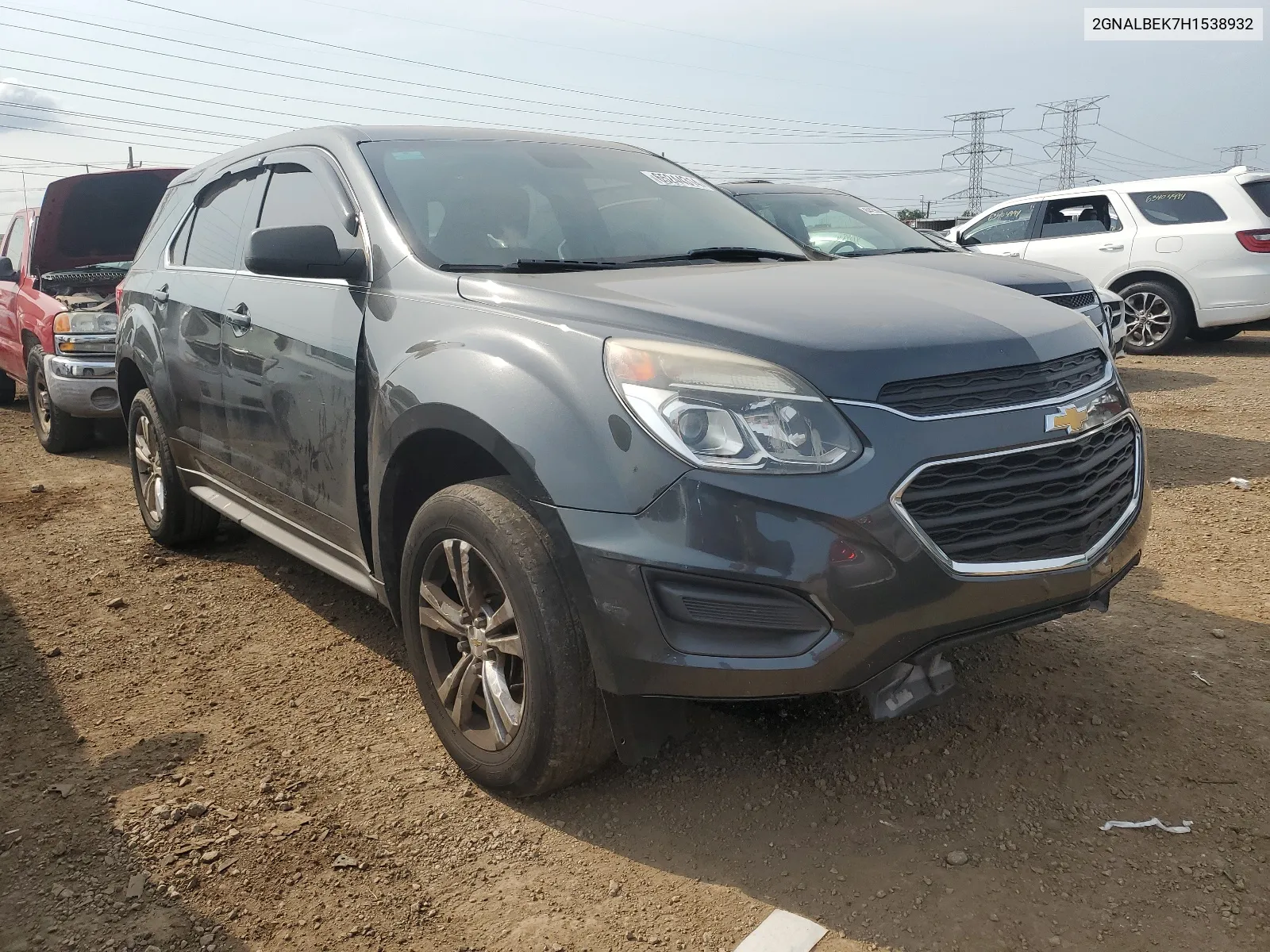 2017 Chevrolet Equinox Ls VIN: 2GNALBEK7H1538932 Lot: 65244314