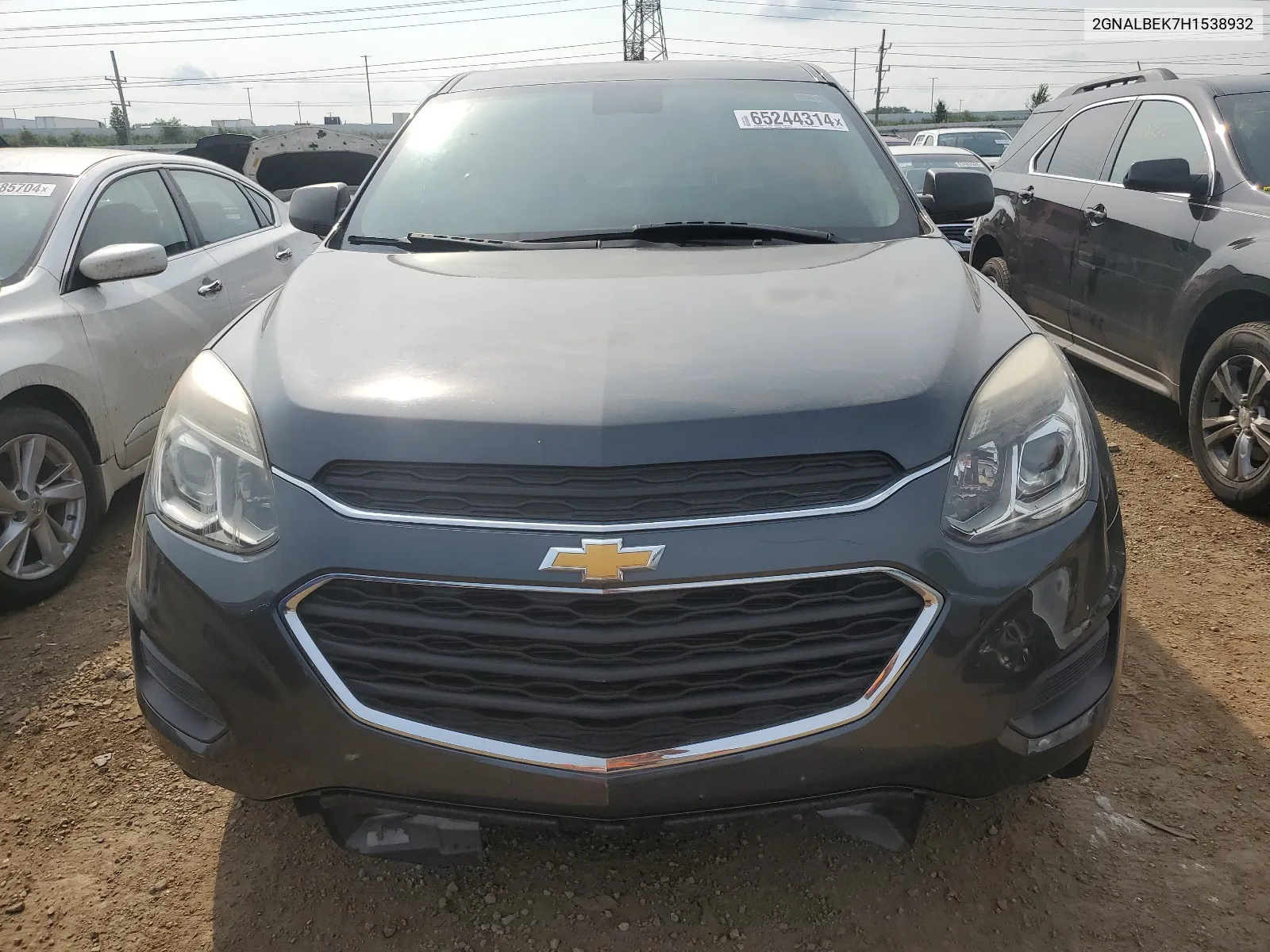 2017 Chevrolet Equinox Ls VIN: 2GNALBEK7H1538932 Lot: 65244314