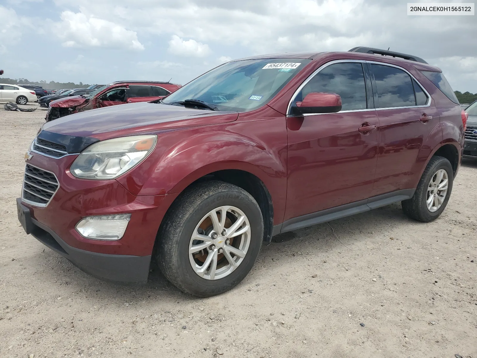 2017 Chevrolet Equinox Lt VIN: 2GNALCEK0H1565122 Lot: 65437124