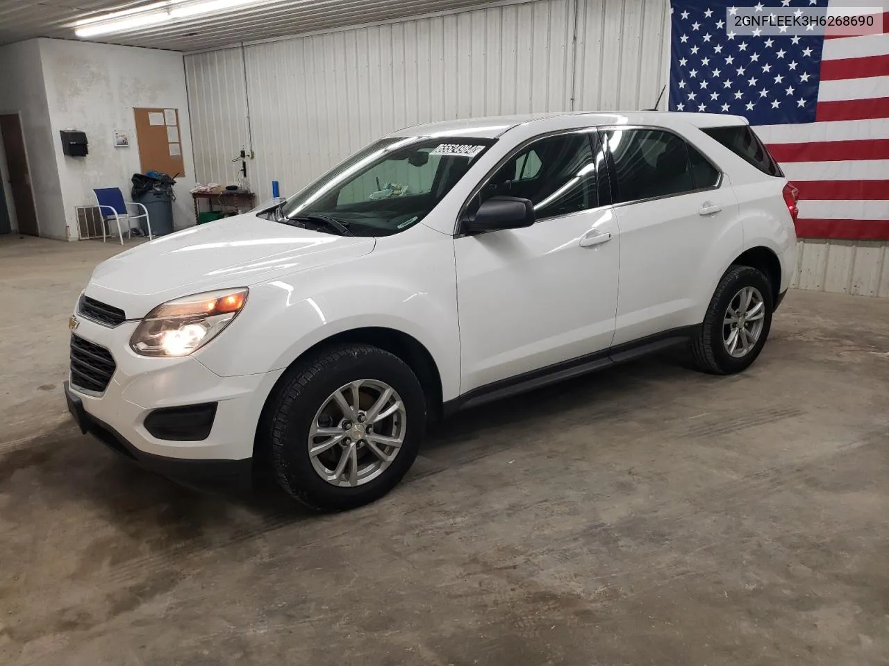 2017 Chevrolet Equinox Ls VIN: 2GNFLEEK3H6268690 Lot: 65524984