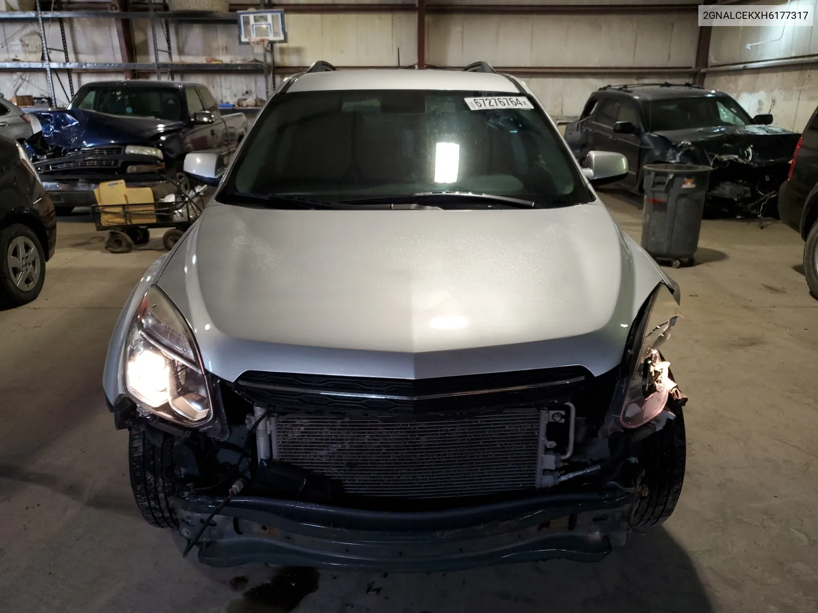 2017 Chevrolet Equinox Lt VIN: 2GNALCEKXH6177317 Lot: 67276764