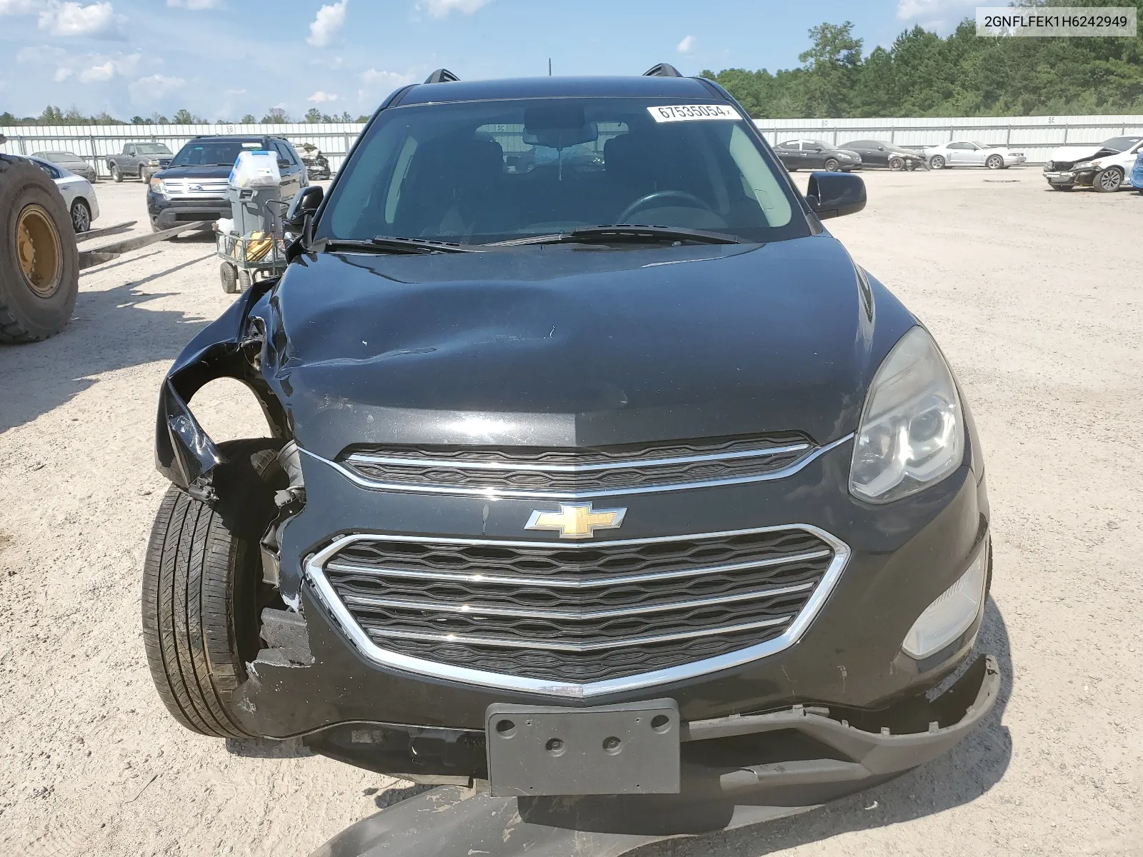 2017 Chevrolet Equinox Lt VIN: 2GNFLFEK1H6242949 Lot: 67535054