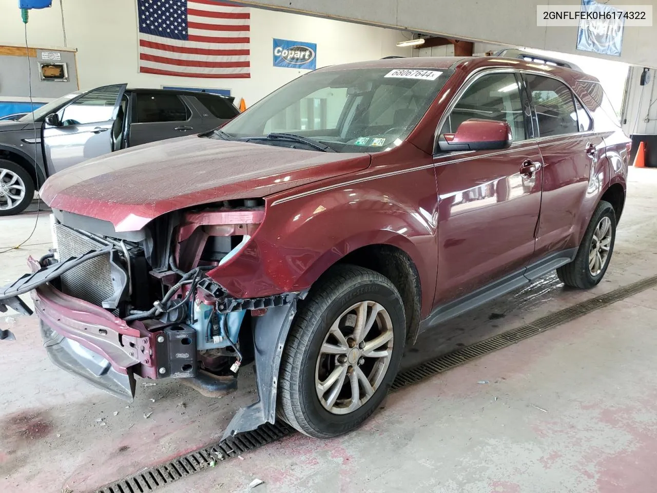 2017 Chevrolet Equinox Lt VIN: 2GNFLFEK0H6174322 Lot: 68067644