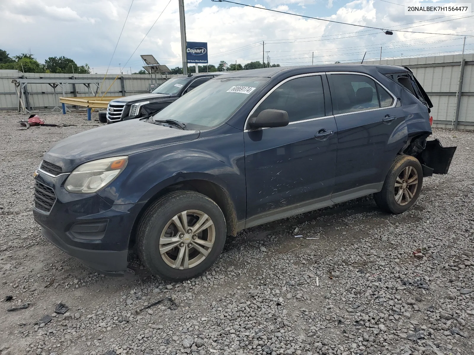 2017 Chevrolet Equinox Ls VIN: 2GNALBEK7H1564477 Lot: 68641604