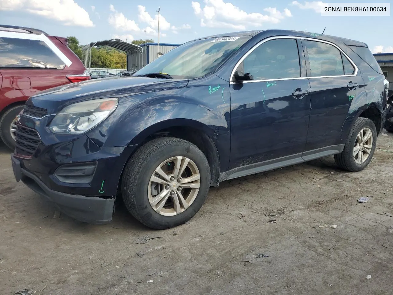 2017 Chevrolet Equinox Ls VIN: 2GNALBEK8H6100634 Lot: 68744244