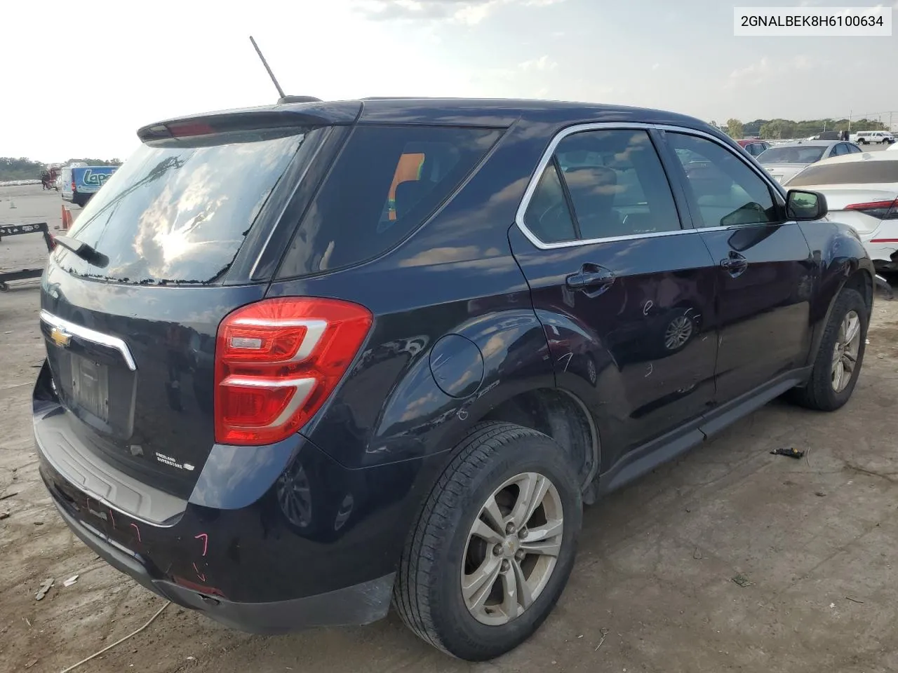 2017 Chevrolet Equinox Ls VIN: 2GNALBEK8H6100634 Lot: 68744244