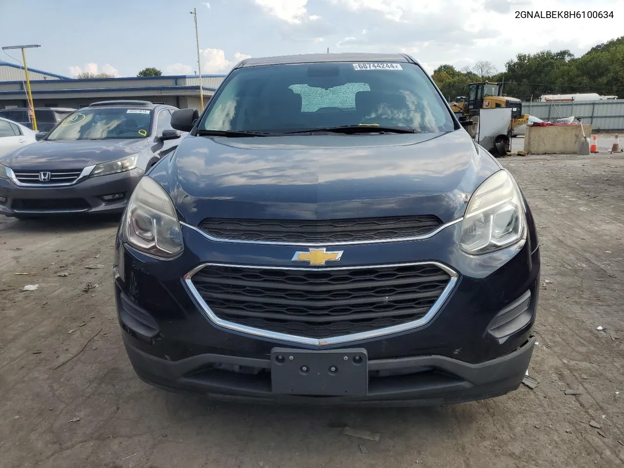 2017 Chevrolet Equinox Ls VIN: 2GNALBEK8H6100634 Lot: 68744244