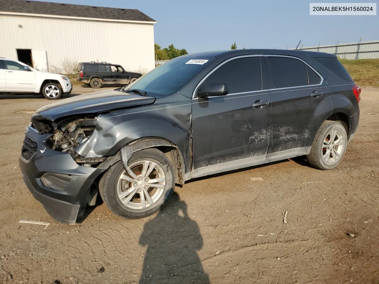 2GNALBEK5H1560024 2017 Chevrolet Equinox Ls