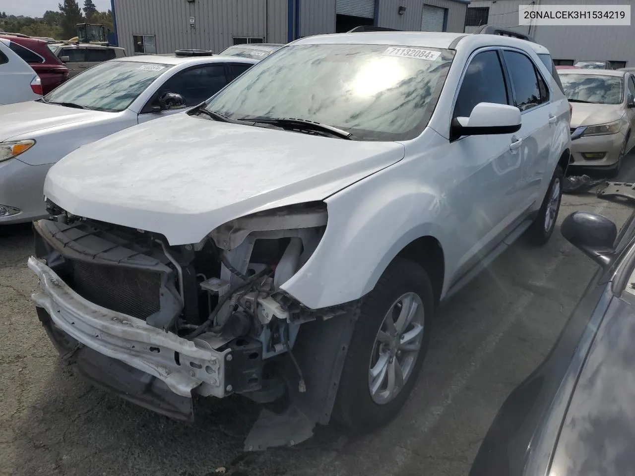 2017 Chevrolet Equinox Lt VIN: 2GNALCEK3H1534219 Lot: 71132084