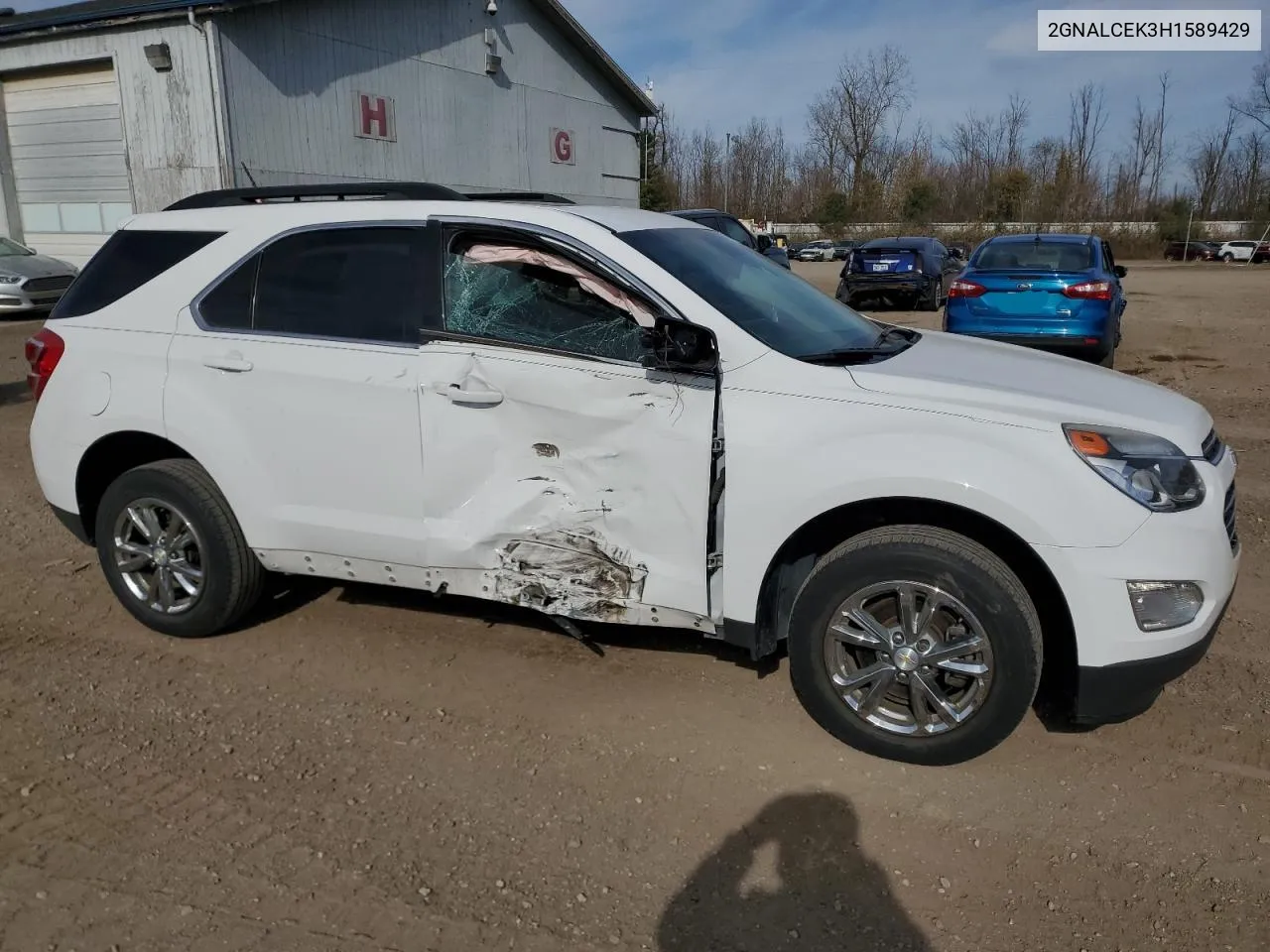 2017 Chevrolet Equinox Lt VIN: 2GNALCEK3H1589429 Lot: 71587094