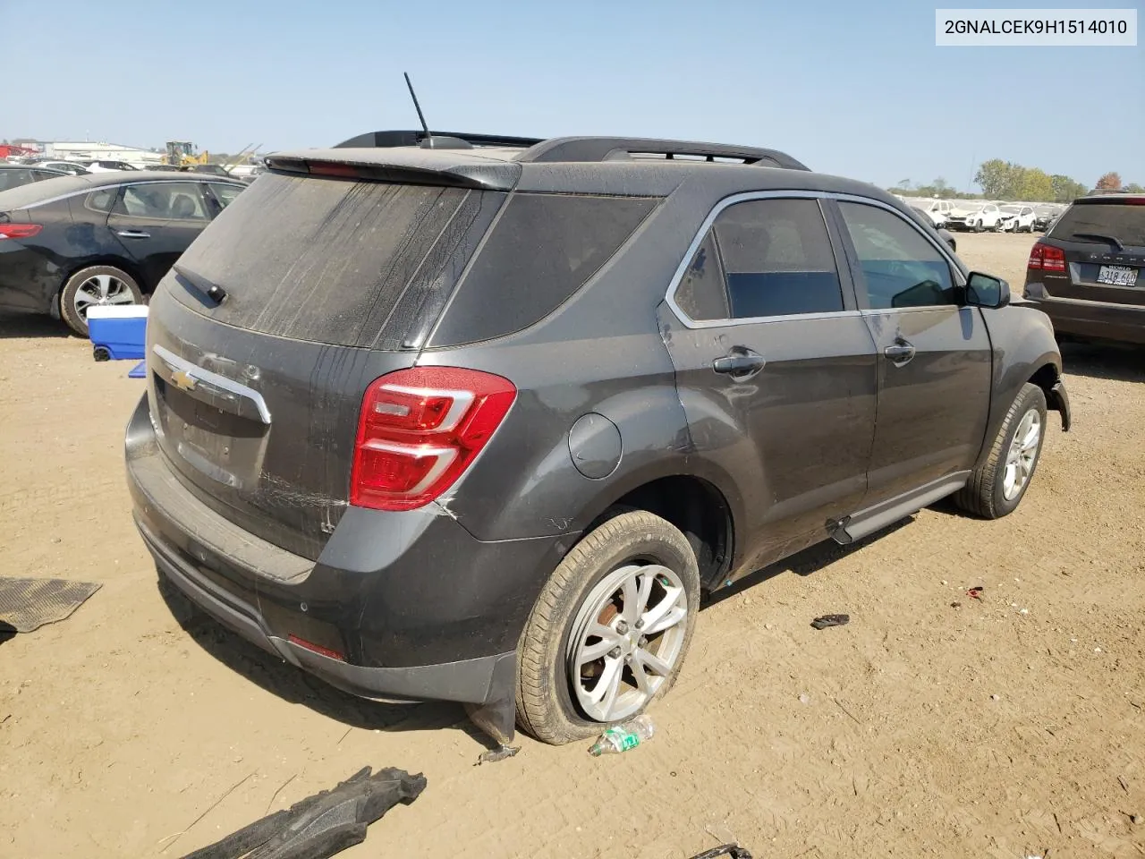 2017 Chevrolet Equinox Lt VIN: 2GNALCEK9H1514010 Lot: 71609874