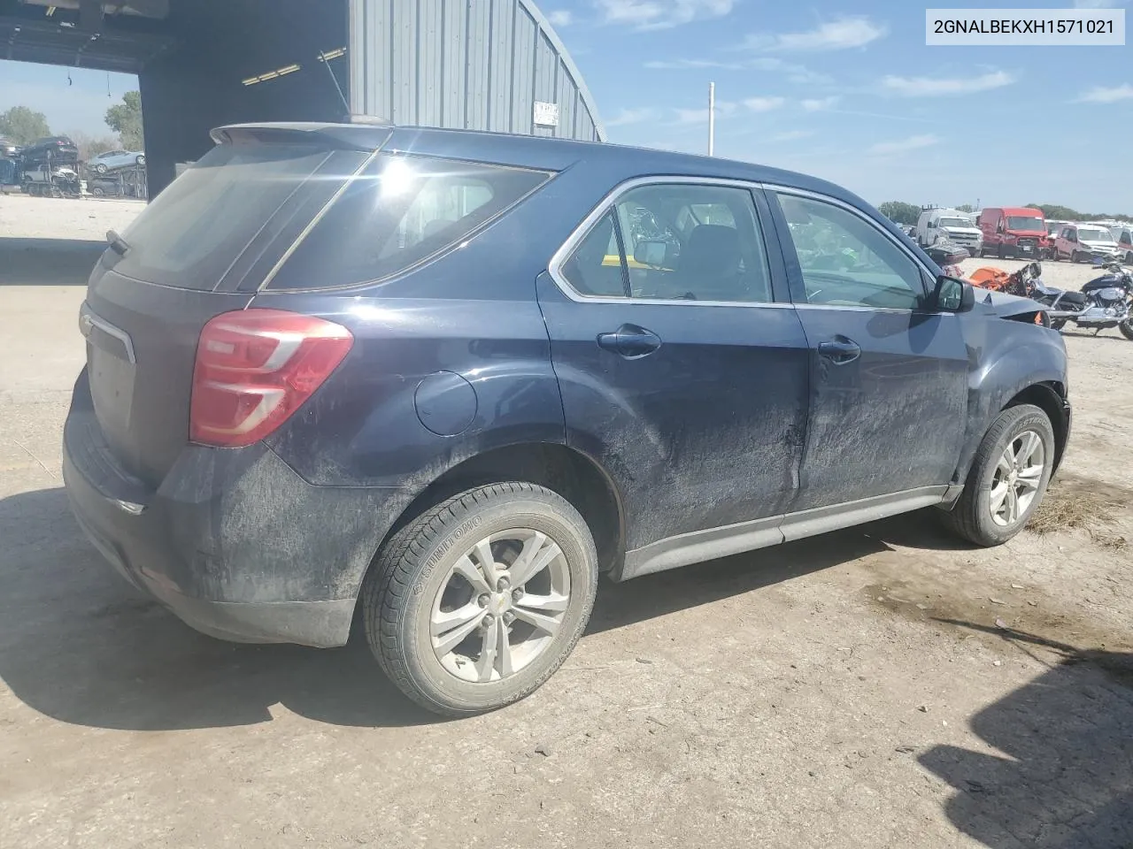 2017 Chevrolet Equinox Ls VIN: 2GNALBEKXH1571021 Lot: 72059744