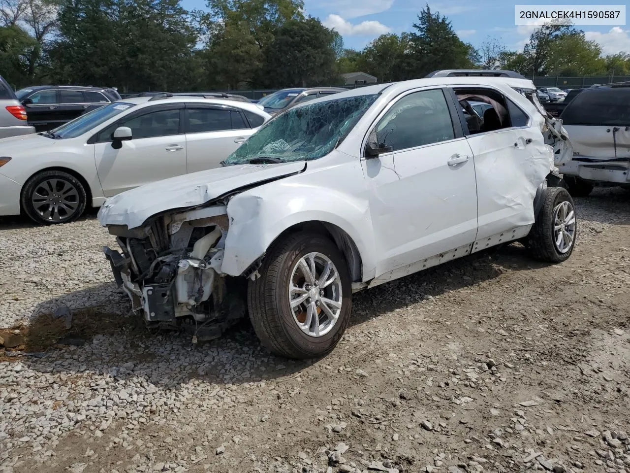 2017 Chevrolet Equinox Lt VIN: 2GNALCEK4H1590587 Lot: 72143434