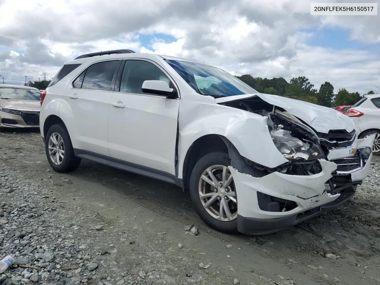 2GNFLFEK5H6150517 2017 Chevrolet Equinox Lt