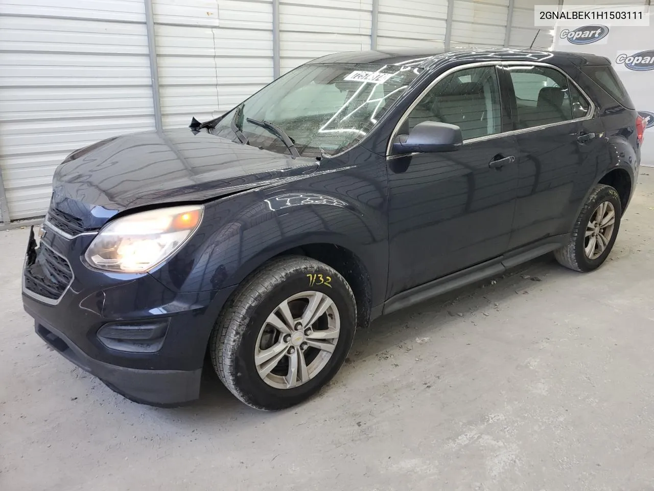 2GNALBEK1H1503111 2017 Chevrolet Equinox Ls