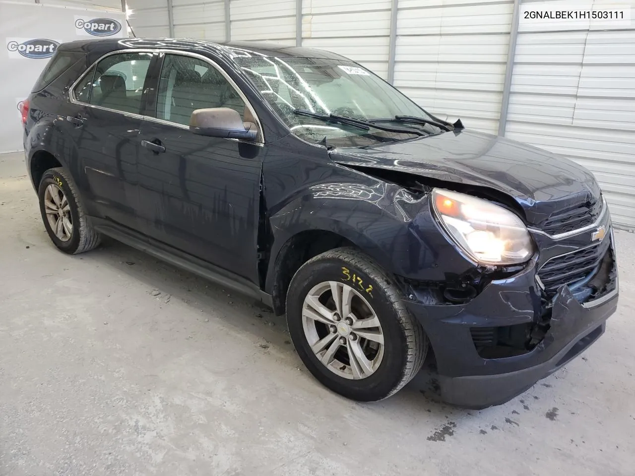 2017 Chevrolet Equinox Ls VIN: 2GNALBEK1H1503111 Lot: 72574374