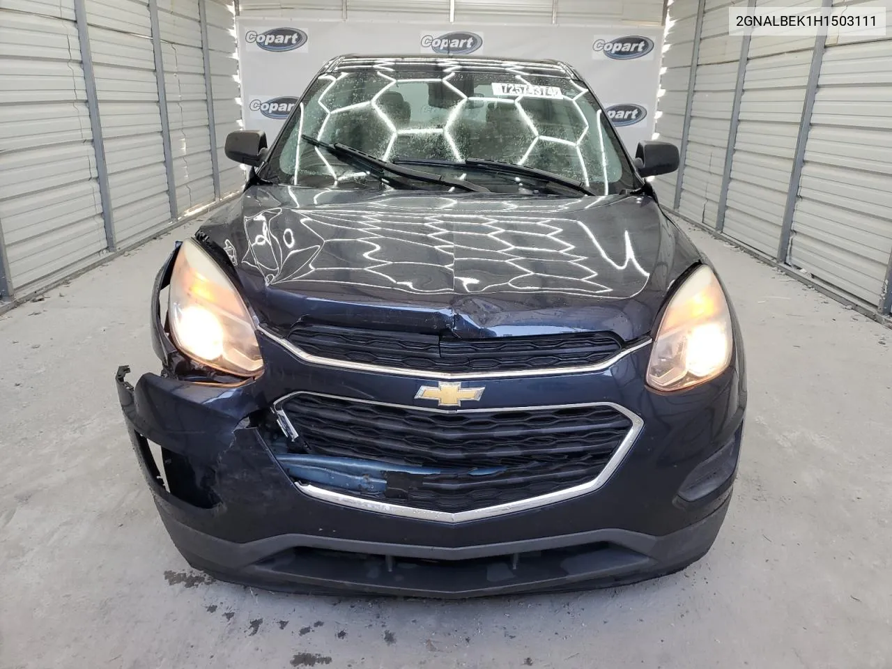 2017 Chevrolet Equinox Ls VIN: 2GNALBEK1H1503111 Lot: 72574374