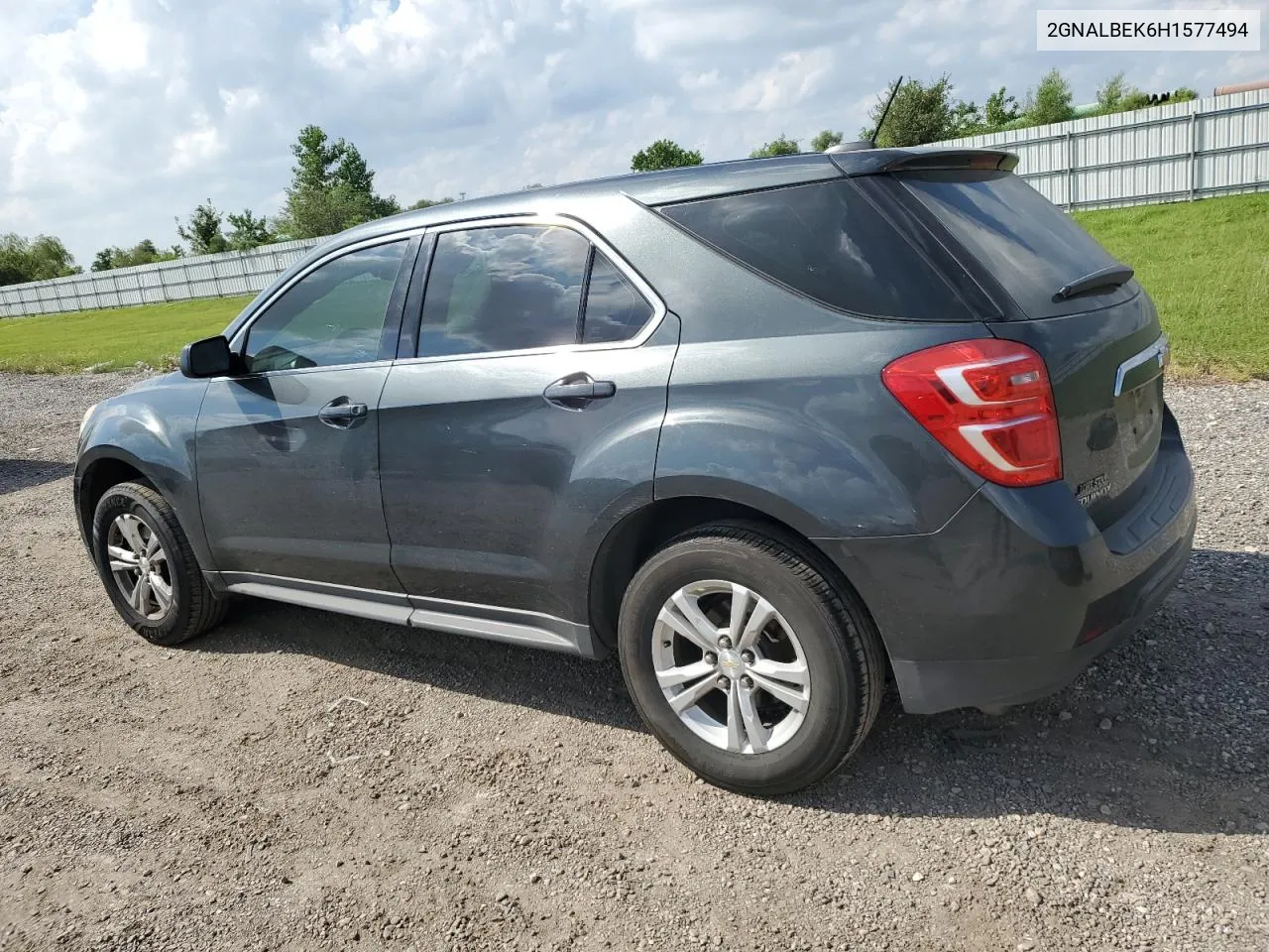 2017 Chevrolet Equinox Ls VIN: 2GNALBEK6H1577494 Lot: 72599404