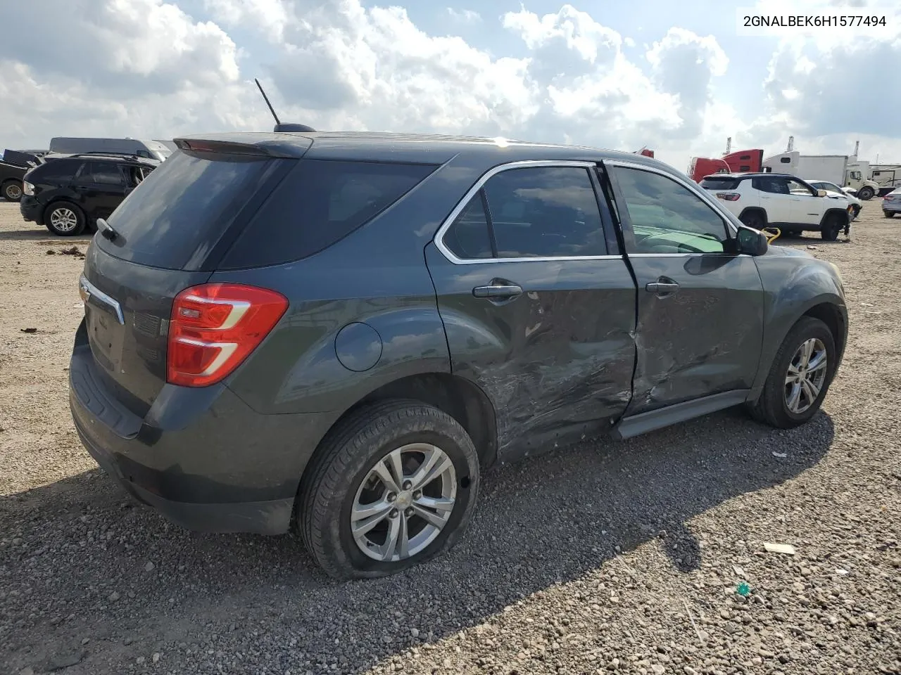 2017 Chevrolet Equinox Ls VIN: 2GNALBEK6H1577494 Lot: 72599404