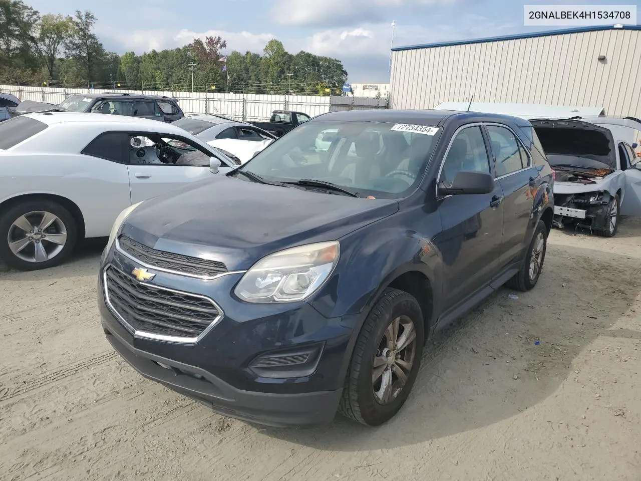 2GNALBEK4H1534708 2017 Chevrolet Equinox Ls