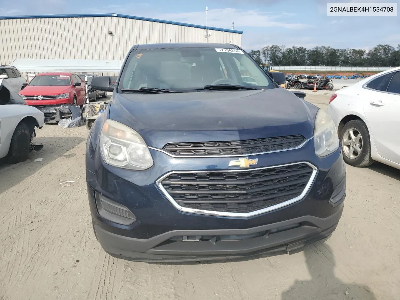 2017 Chevrolet Equinox Ls VIN: 2GNALBEK4H1534708 Lot: 72734354