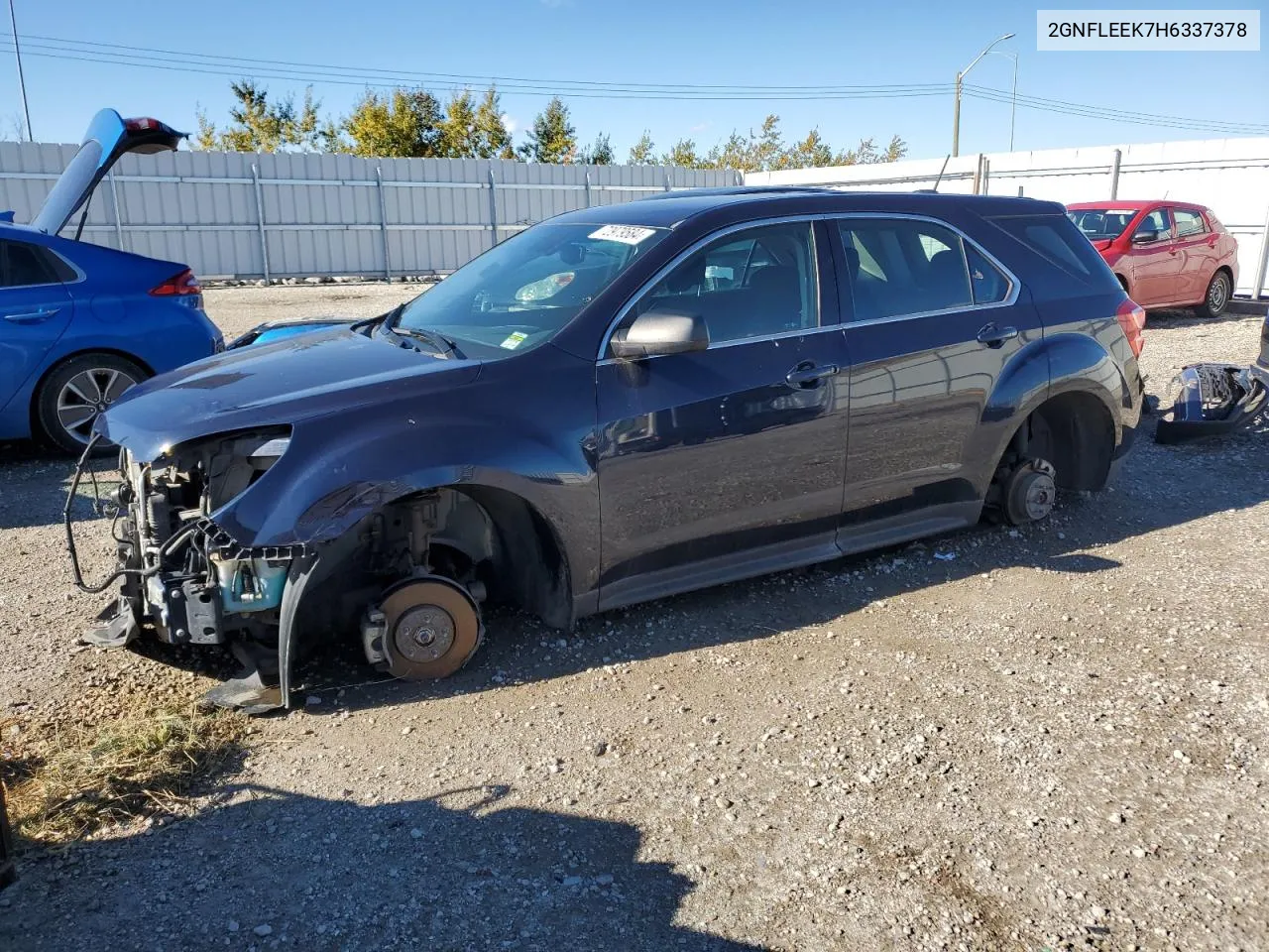 2GNFLEEK7H6337378 2017 Chevrolet Equinox Ls