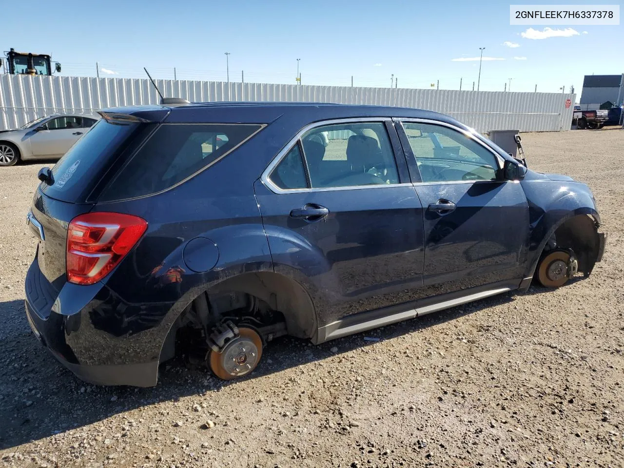 2017 Chevrolet Equinox Ls VIN: 2GNFLEEK7H6337378 Lot: 72979584