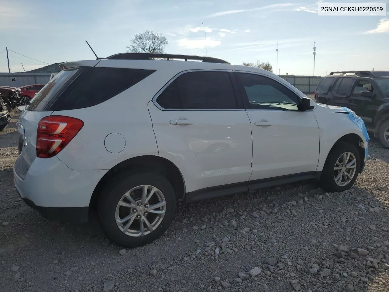 2017 Chevrolet Equinox Lt VIN: 2GNALCEK9H6220559 Lot: 73193774