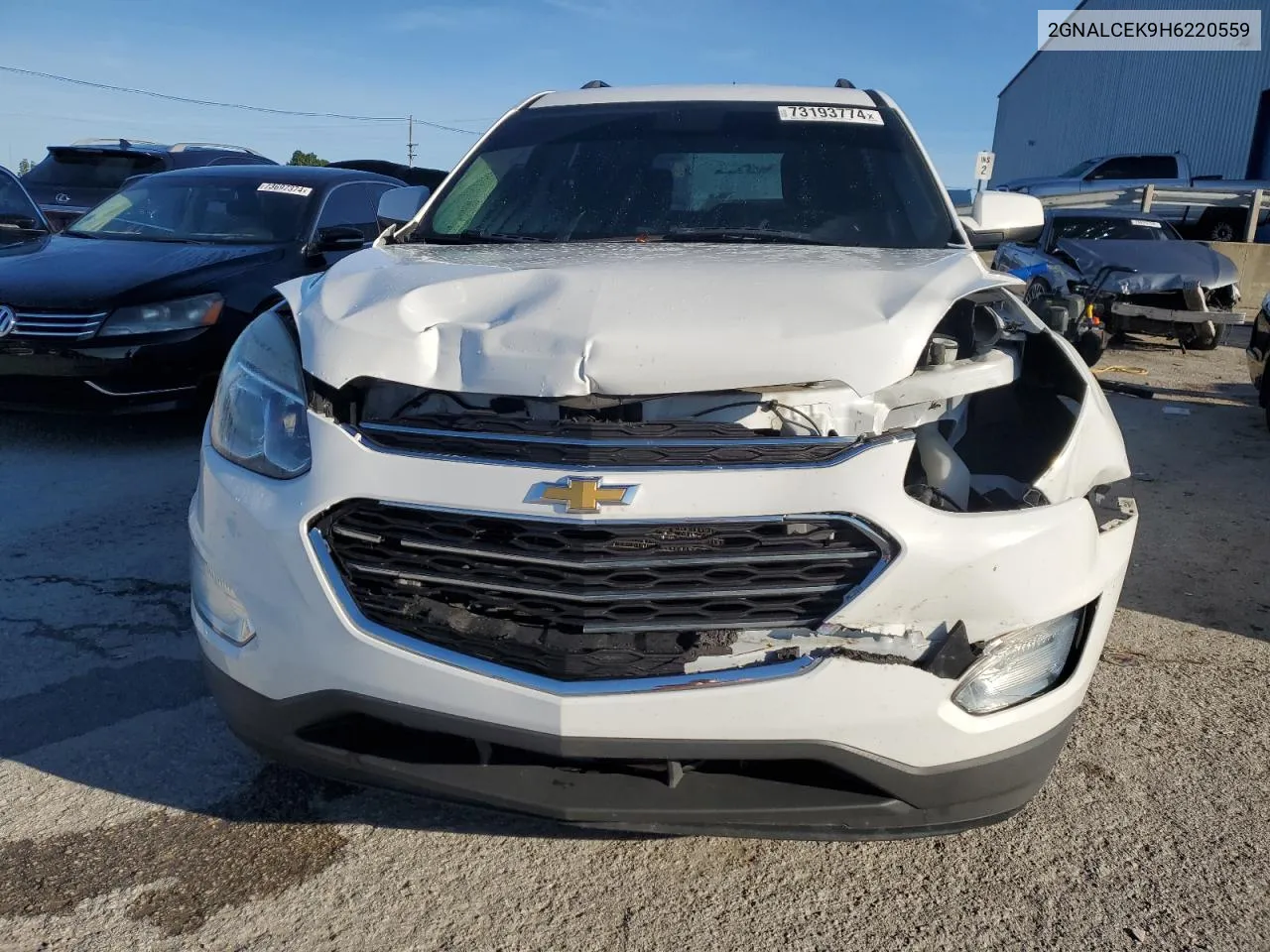 2017 Chevrolet Equinox Lt VIN: 2GNALCEK9H6220559 Lot: 73193774