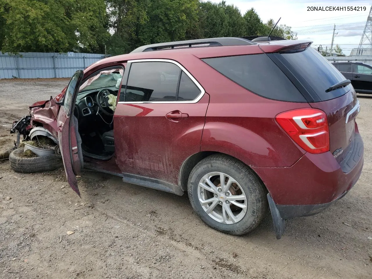 2GNALCEK4H1554219 2017 Chevrolet Equinox Lt