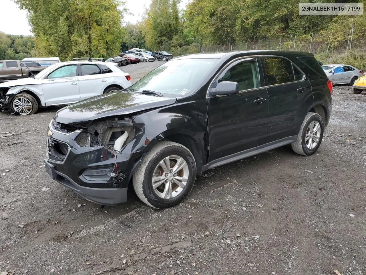 2017 Chevrolet Equinox Ls VIN: 2GNALBEK1H1517199 Lot: 73321794