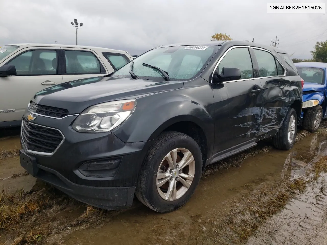 2017 Chevrolet Equinox Ls VIN: 2GNALBEK2H1515025 Lot: 74203444