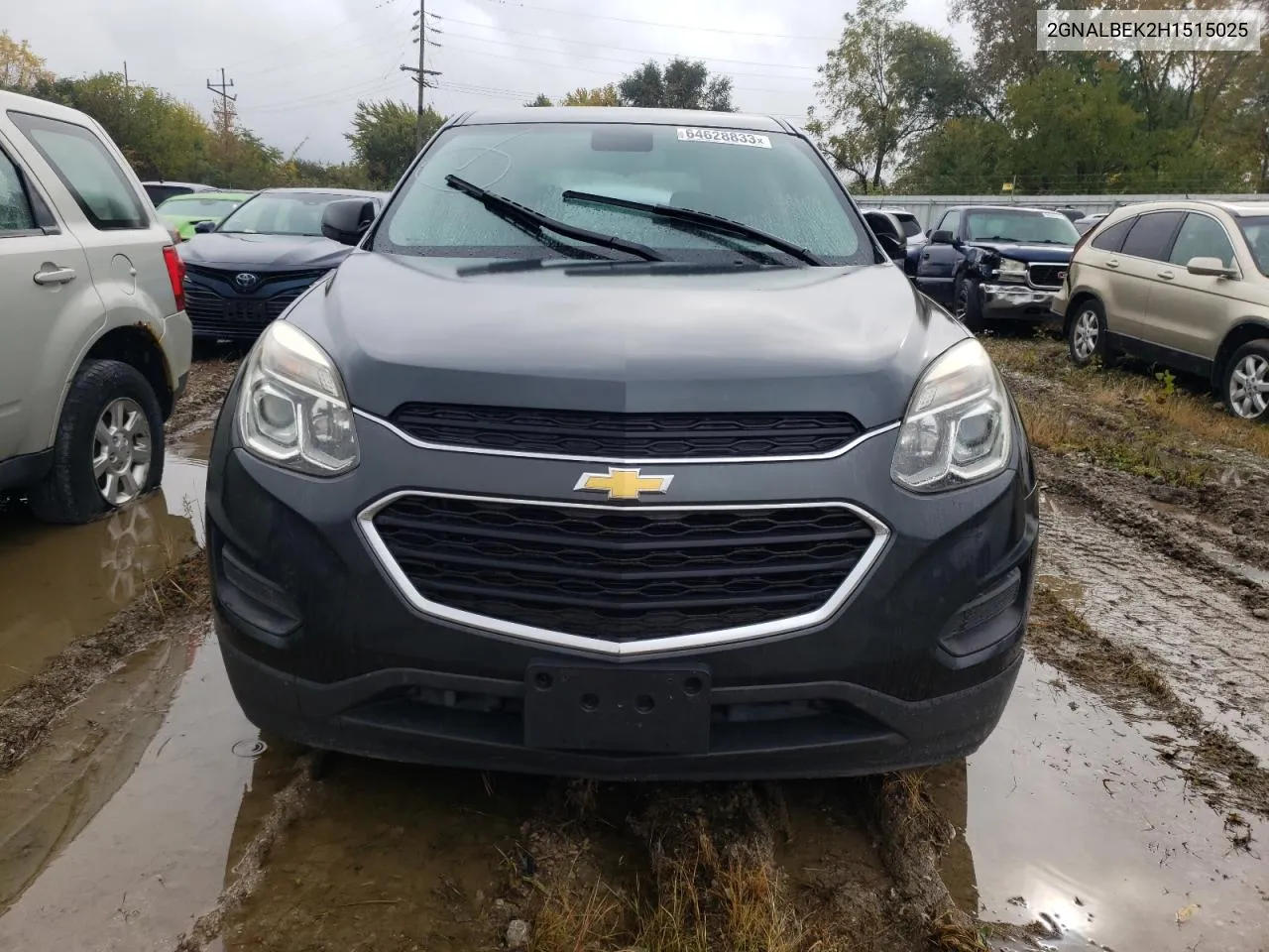 2017 Chevrolet Equinox Ls VIN: 2GNALBEK2H1515025 Lot: 74203444