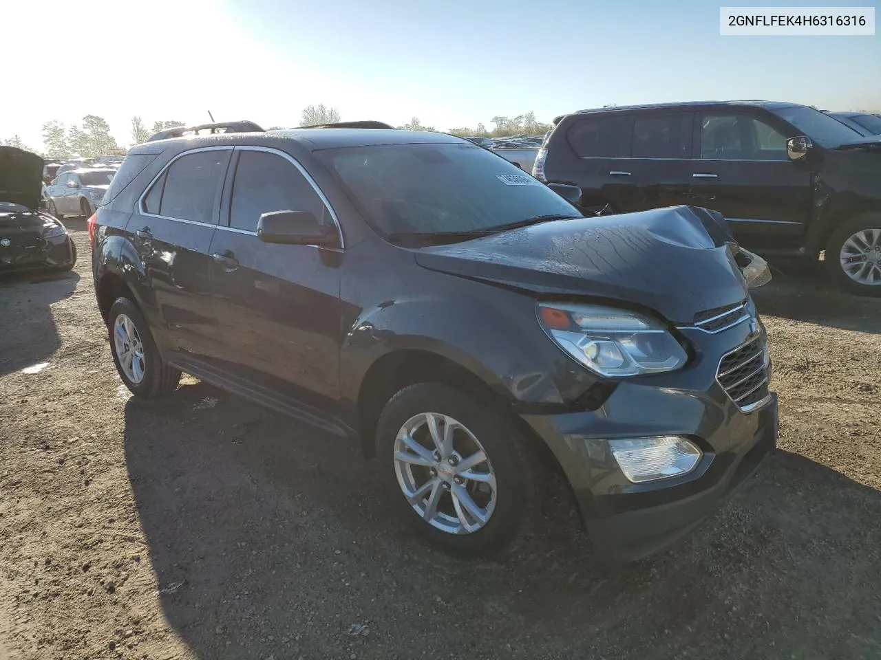 2017 Chevrolet Equinox Lt VIN: 2GNFLFEK4H6316316 Lot: 74636094