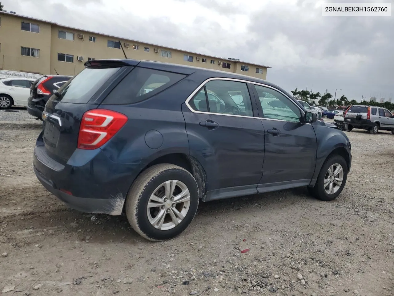 2017 Chevrolet Equinox Ls VIN: 2GNALBEK3H1562760 Lot: 75197424