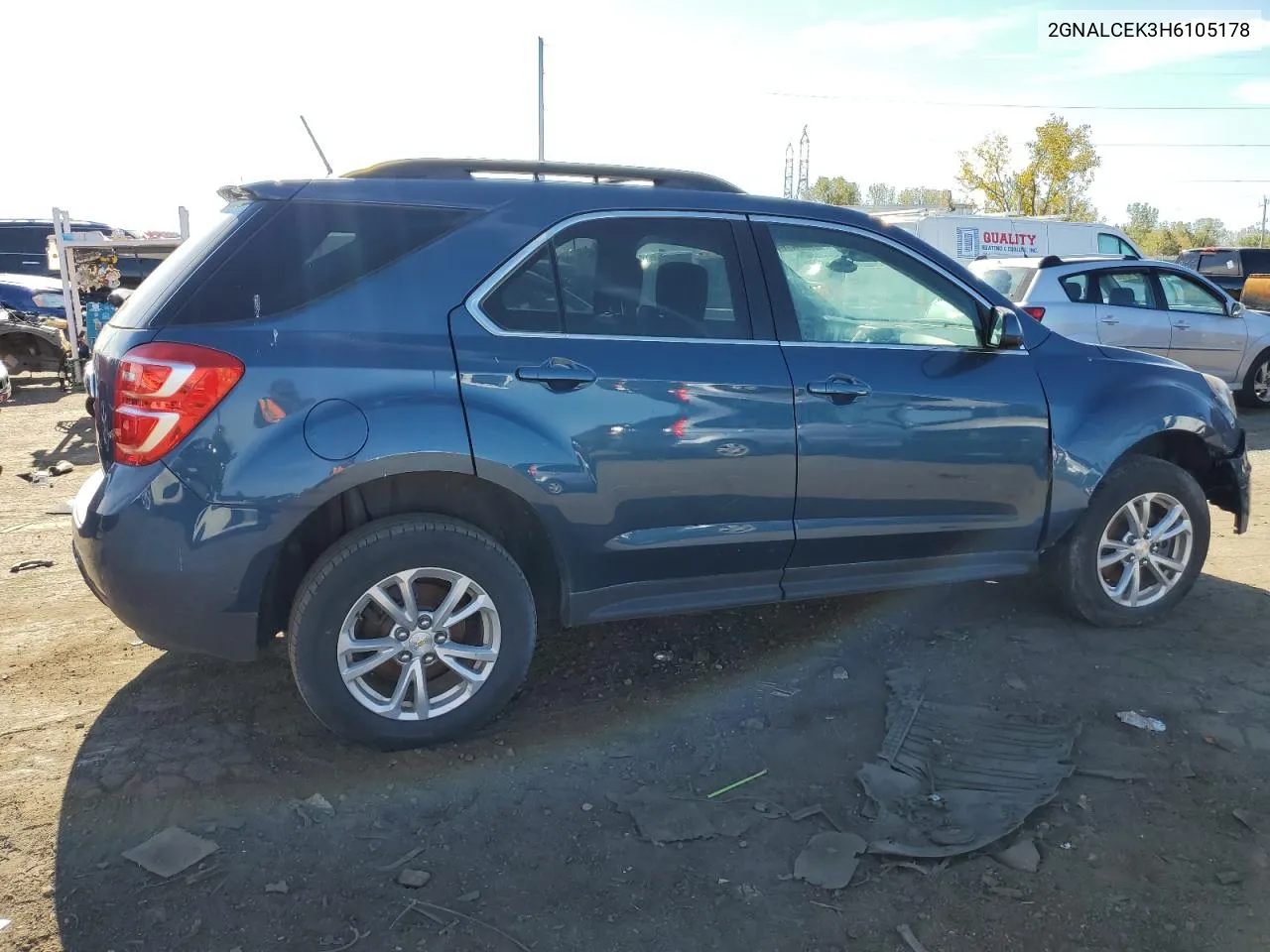 2017 Chevrolet Equinox Lt VIN: 2GNALCEK3H6105178 Lot: 75234514