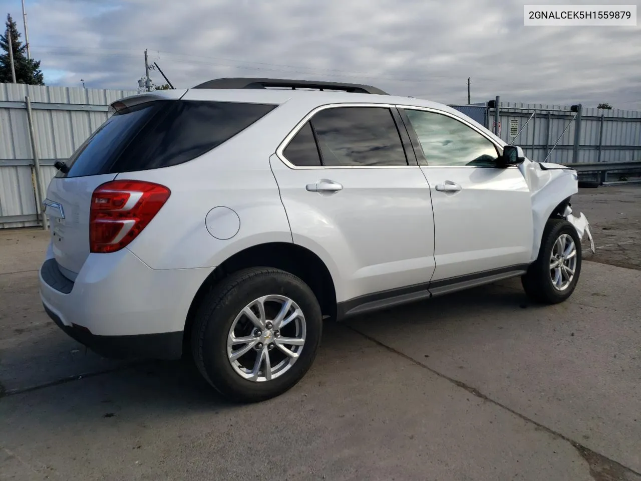 2017 Chevrolet Equinox Lt VIN: 2GNALCEK5H1559879 Lot: 75281304